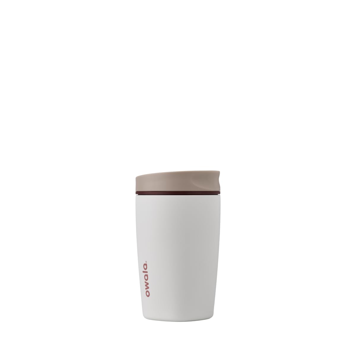 Owala SmoothSip Slider Stainless Steel Insulated Travel Mug with Handle, 100% Leak Proof, For Hot and Cold Drinks, Travel Friendly with Sliding Lock Lid, 12oz, BPA Free, Leak Proof, Pucker Up