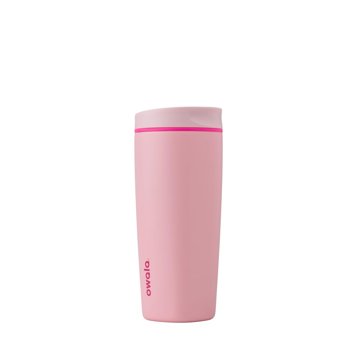 Owala SmoothSip Slider Stainless Steel Insulated Travel Mug with Handle, 100% Leak Proof, For Hot and Cold Drinks, Travel Friendly with Sliding Lock Lid, 12oz, BPA Free, Leak Proof, Pucker Up