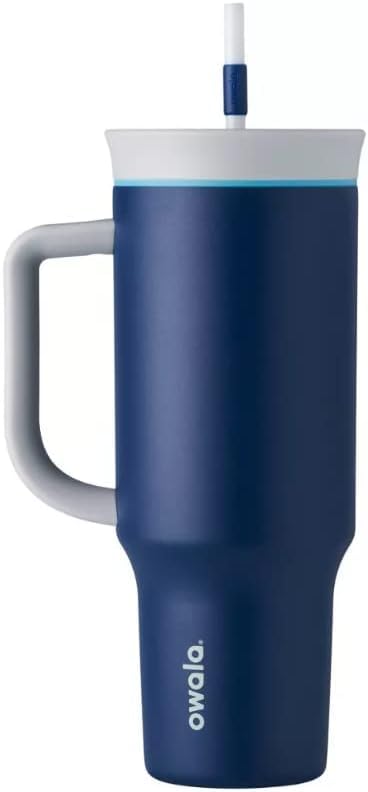 Owala FreeSip Tumbler Stainless Steel Water Bottle 40 oz Beach House