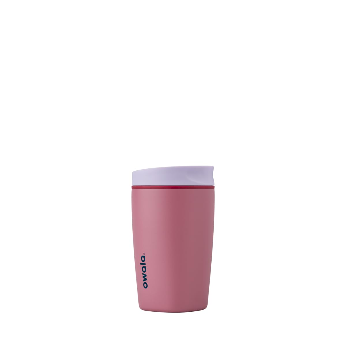 Owala SmoothSip Slider Stainless Steel Insulated Travel Mug with Handle, 100% Leak Proof, For Hot and Cold Drinks, Travel Friendly with Sliding Lock Lid, 12oz, BPA Free, Leak Proof, Pucker Up