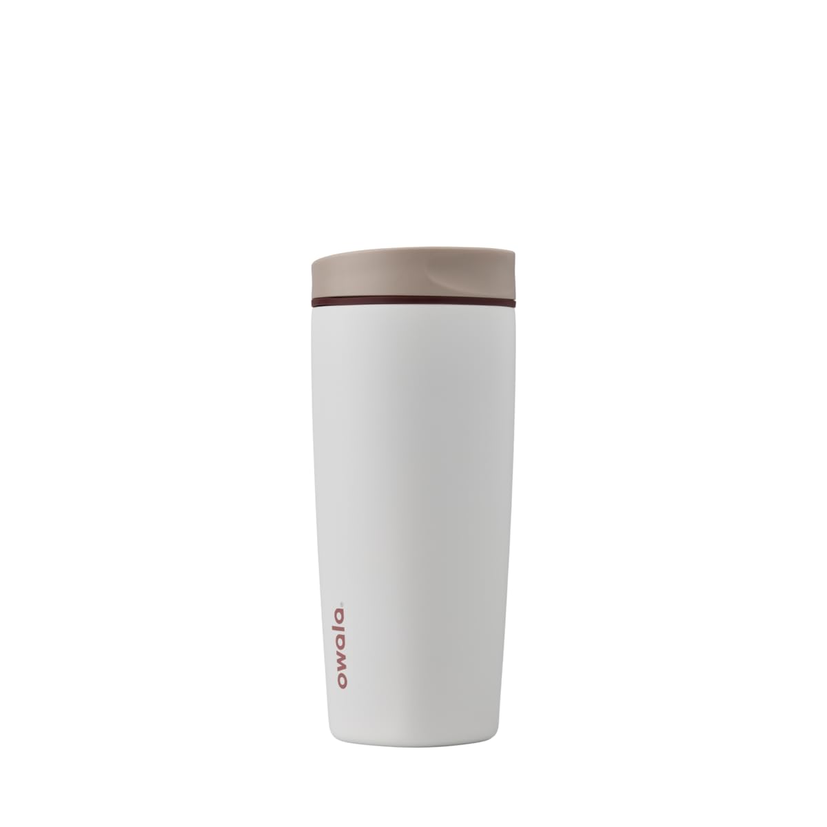 Owala SmoothSip Slider Stainless Steel Insulated Travel Mug with Handle, 100% Leak Proof, For Hot and Cold Drinks, Travel Friendly with Sliding Lock Lid, 12oz, BPA Free, Leak Proof, Pucker Up