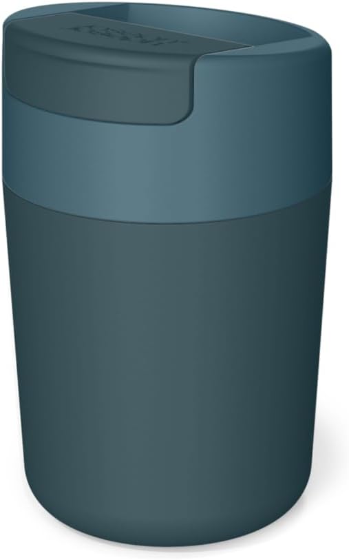 Joseph Joseph Sipp™ Travel Coffee Mug with Flip-top Cap - 12 fl. oz - Blue
