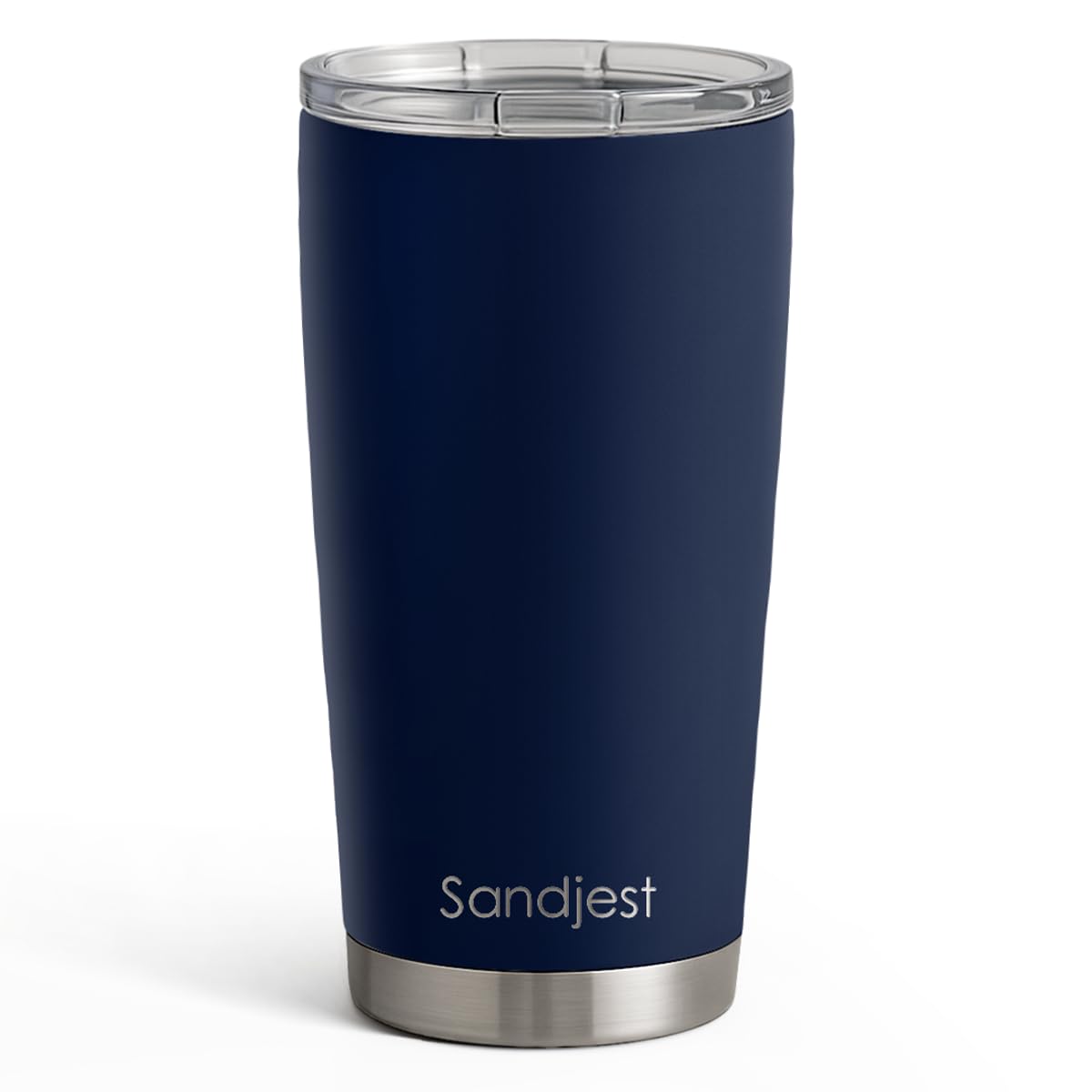 SANDJEST Stainless Steel Tumbler 20 oz, Double Wall Vacuum Insulated Mug with Lid, Travel Coffee Cup for Women Girls Friends Sisters, Birthday Christmas (Pale Turquoise)