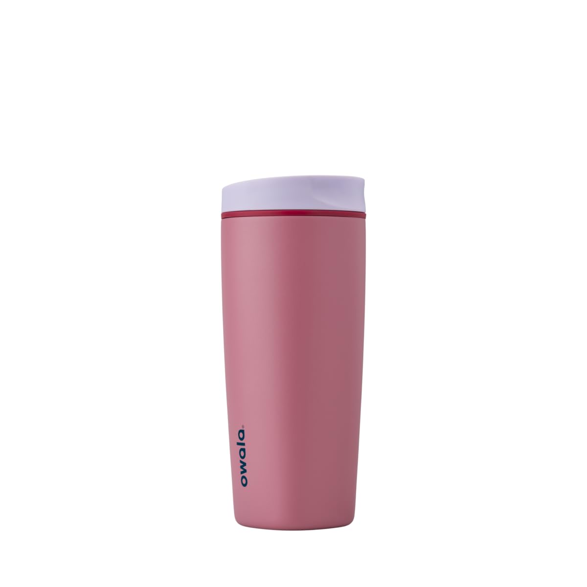 Owala SmoothSip Slider Stainless Steel Insulated Travel Mug with Handle, 100% Leak Proof, For Hot and Cold Drinks, Travel Friendly with Sliding Lock Lid, 12oz, BPA Free, Leak Proof, Pucker Up