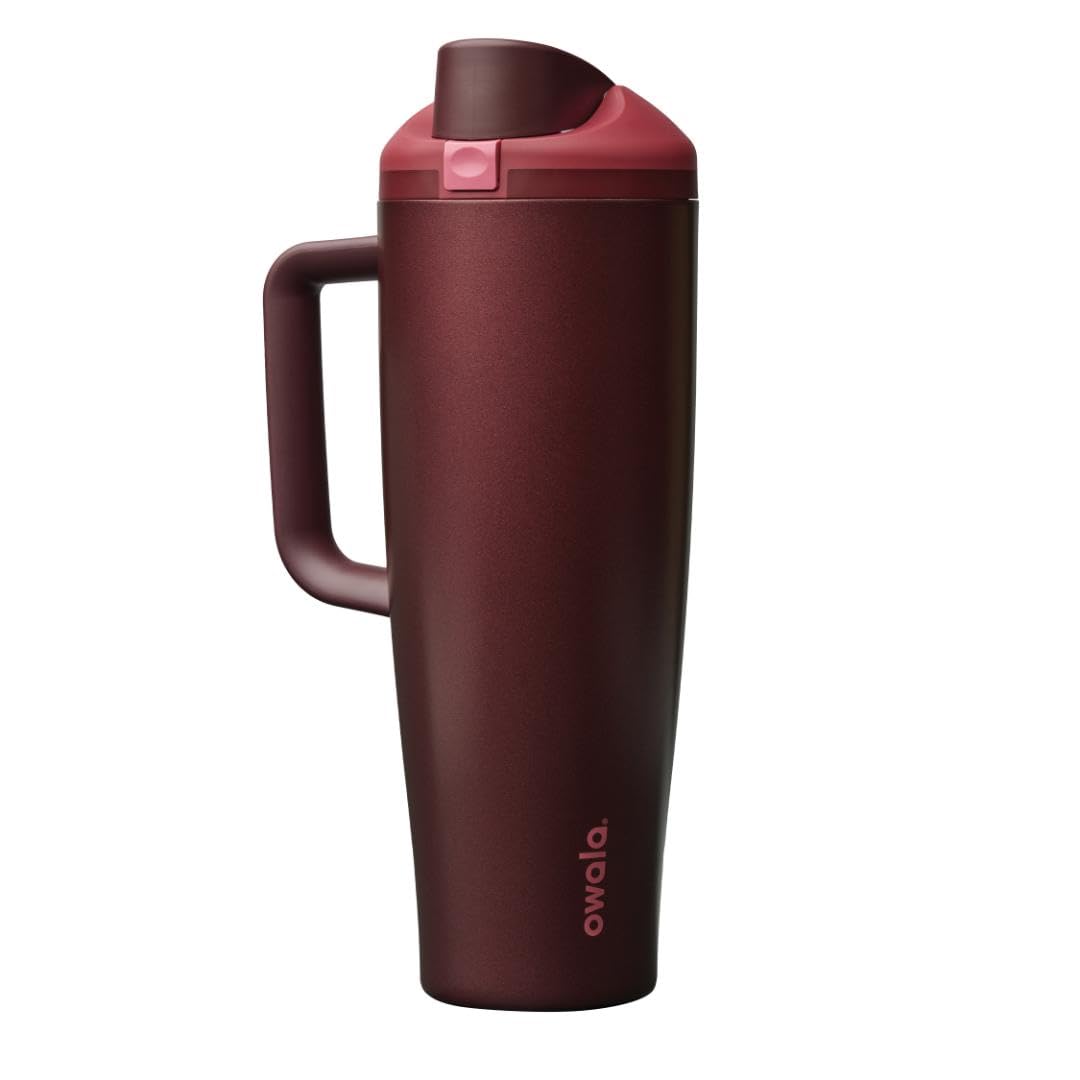 Owala FreeSip Tumbler Stainless Steel Water Bottle 40 oz Beach House