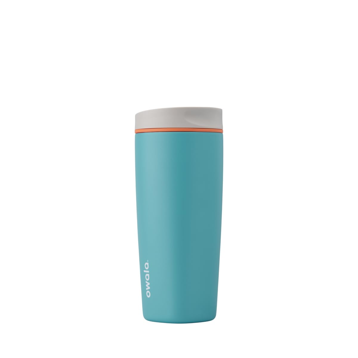 Owala SmoothSip Slider Stainless Steel Insulated Travel Mug with Handle, 100% Leak Proof, For Hot and Cold Drinks, Travel Friendly with Sliding Lock Lid, 12oz, BPA Free, Leak Proof, Pucker Up