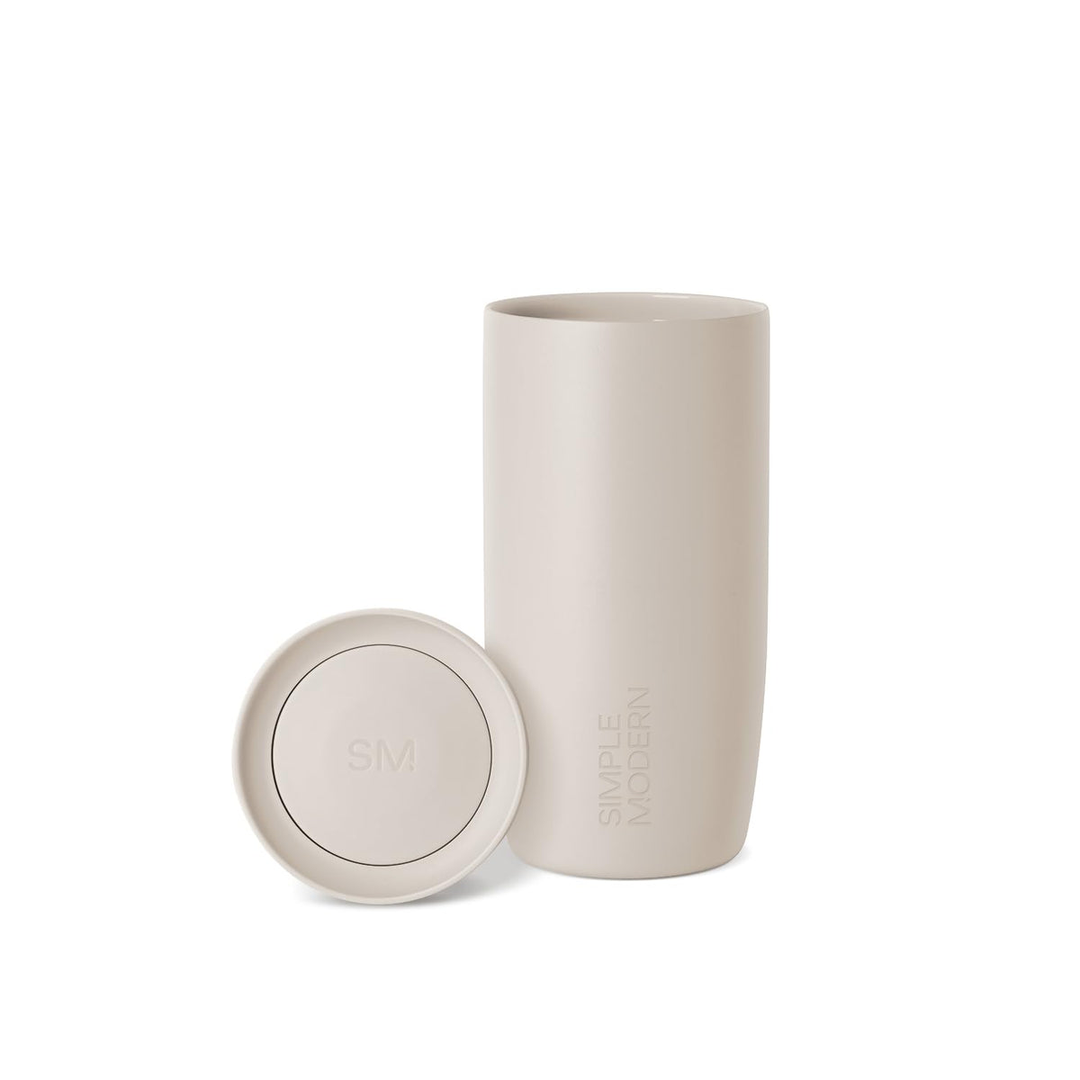 Simple Modern Insulated Travel Coffee Mug 360° Lid | 16oz | Terrazzo