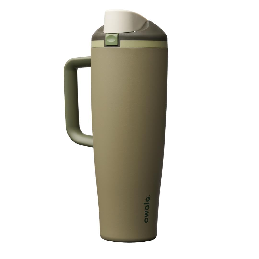 Owala FreeSip Tumbler Stainless Steel Water Bottle 40 oz Beach House