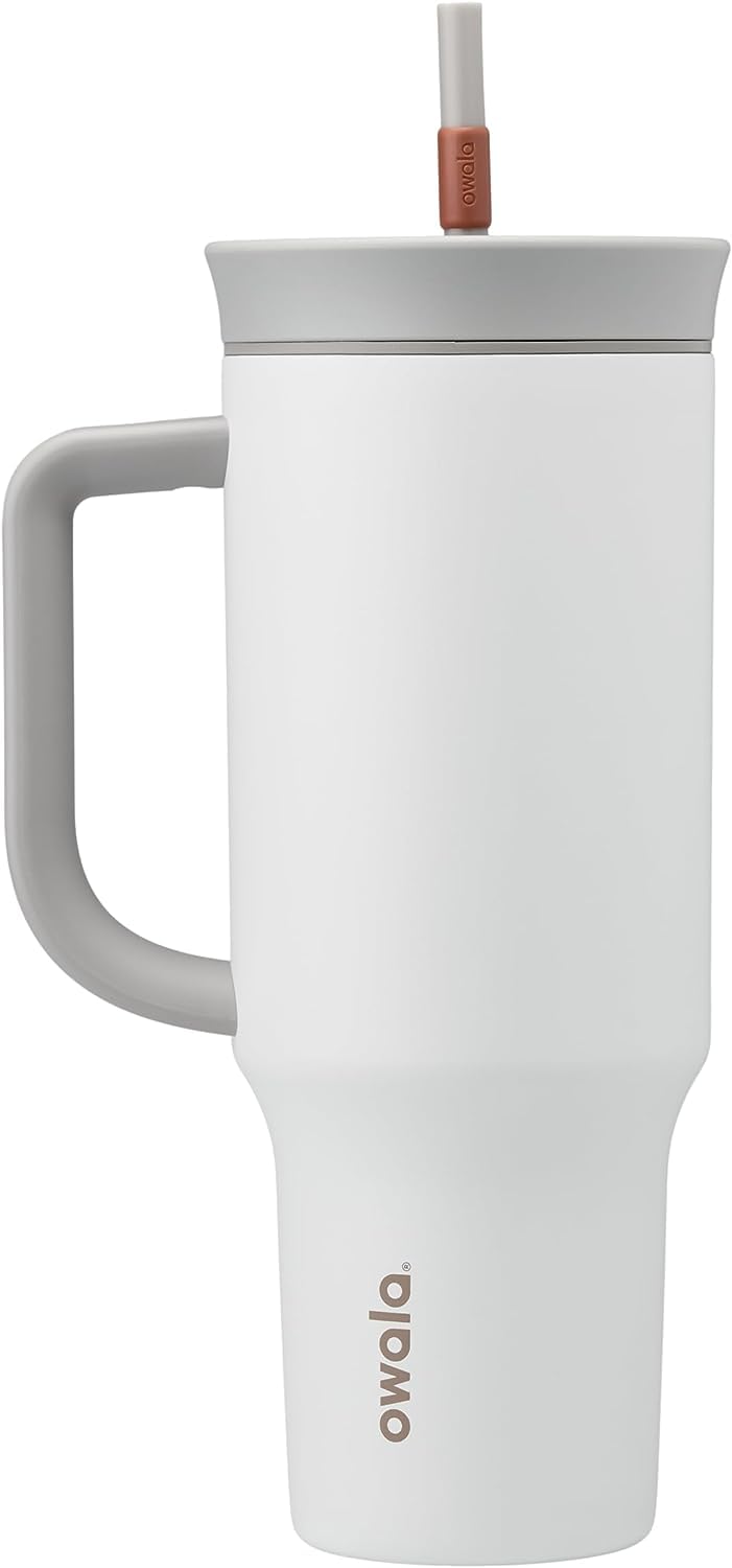 Owala FreeSip Tumbler Stainless Steel Water Bottle 40 oz Beach House