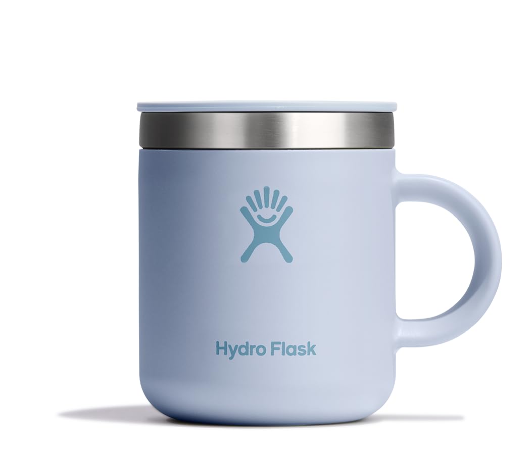 Hydro Flask Coffee Mug – Insulated Stainless Steel, Non Spill, Leak Resistant Travel Mug 12 Oz Harbor Blue