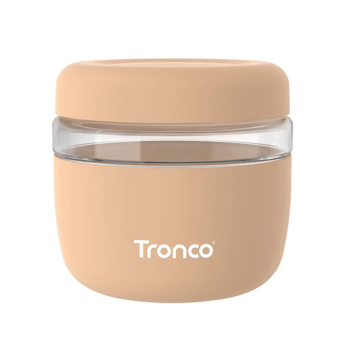 Tronco 16 oz Glass Food Storage & Lunch Bowl Containers with Airtight Lids