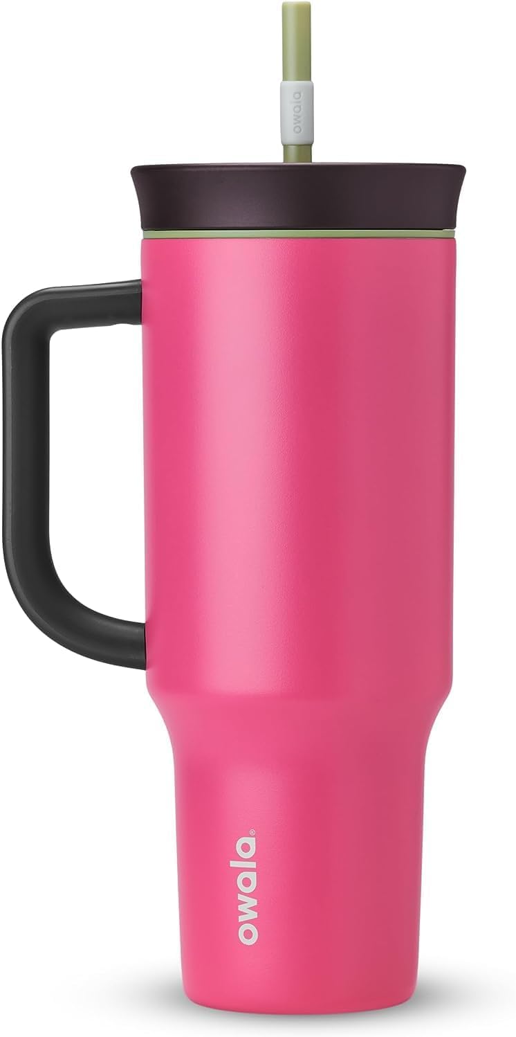 Owala FreeSip Tumbler Stainless Steel Water Bottle 40 oz Beach House
