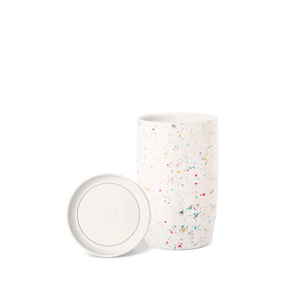 Simple Modern Insulated Travel Coffee Mug 360° Lid | 16oz | Terrazzo