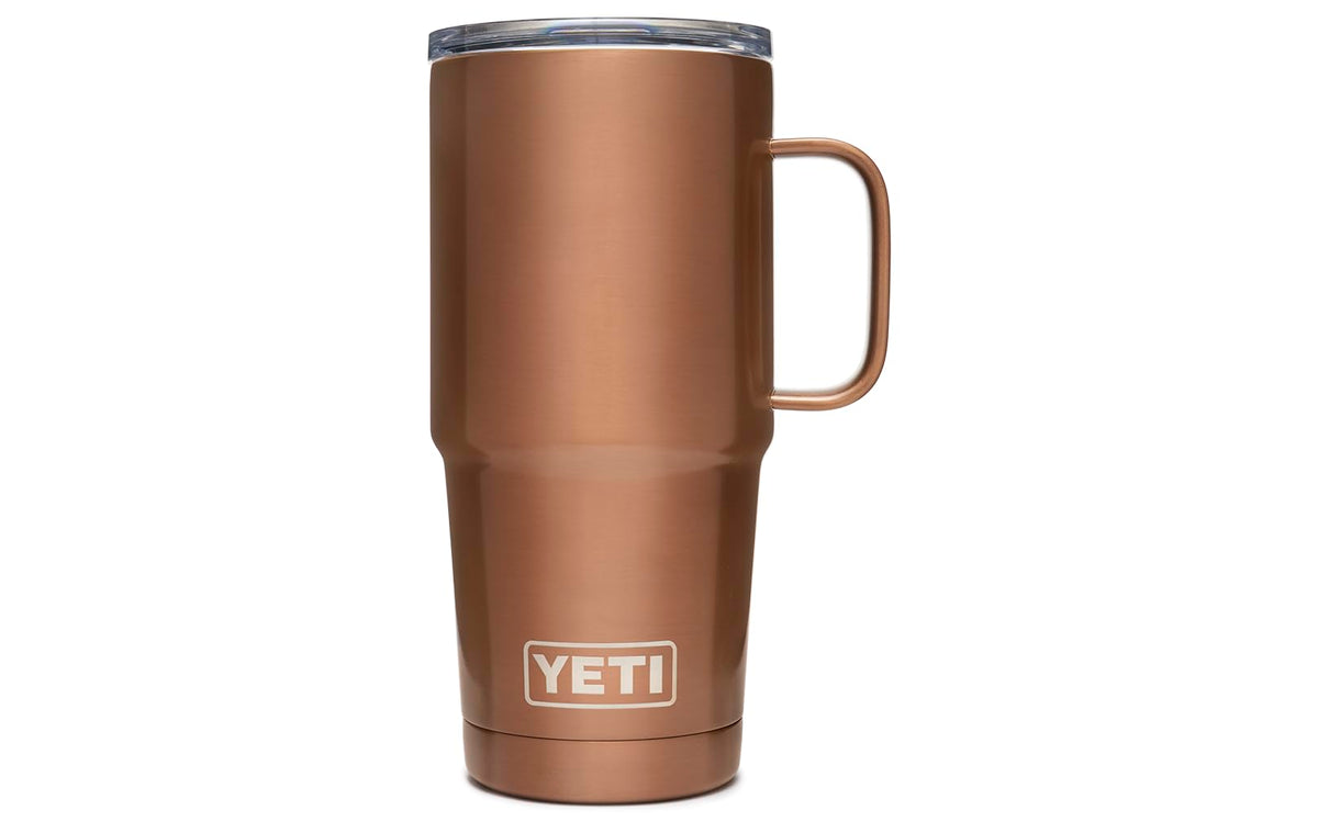 YETI Rambler 20 oz Travel Mug, Stainless Steel, Vacuum Insulated with Stronghold Lid