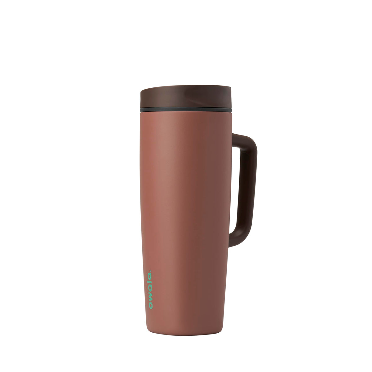 Owala SmoothSip Slider Stainless Steel Insulated Travel Mug with Handle, 100% Leak Proof, For Hot and Cold Drinks, Travel Friendly with Sliding Lock Lid, 12oz, BPA Free, Leak Proof, Pucker Up