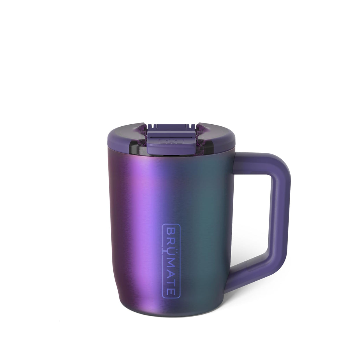 BrüMate Müv - 15oz 100% Leak Proof Insulated Coffee Mug with Handle & Lid - Stainless Steel Coffee Travel Mug - Double Walled Coffee Cup (Lilac Dusk)