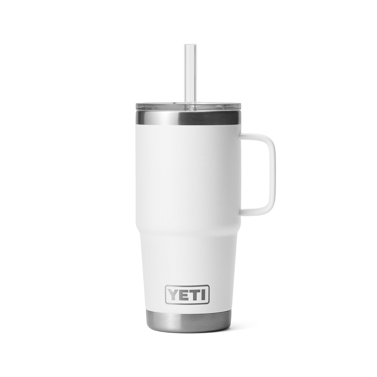 YETI Rambler 42 oz Tumbler with Handle and Straw Lid, Travel Mug Water Tumbler, Vacuum Insulated Cup with Handle, Stainless Steel, Seafoam