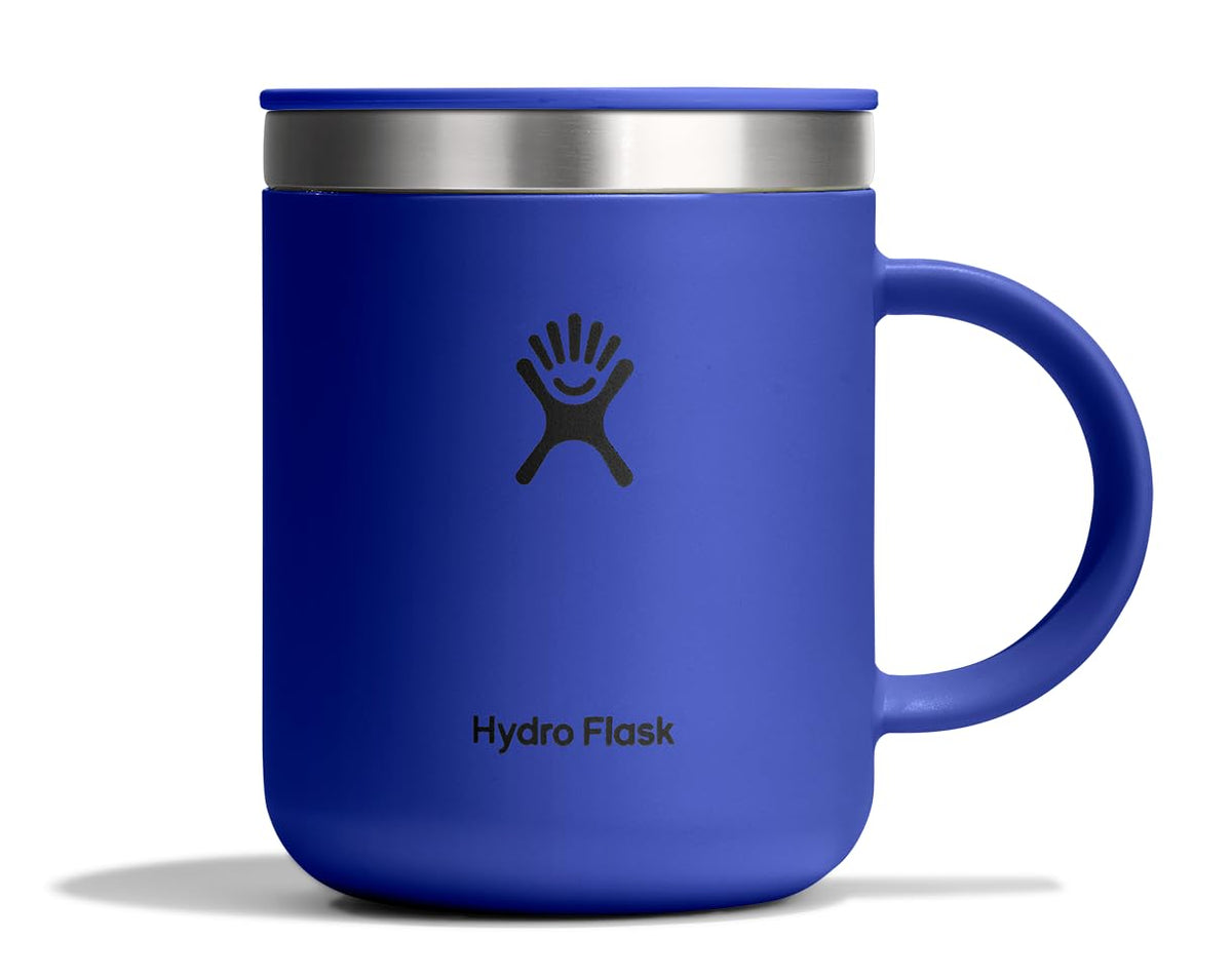 Hydro Flask Coffee Mug – Insulated Stainless Steel, Non Spill, Leak Resistant Travel Mug 12 Oz Harbor Blue