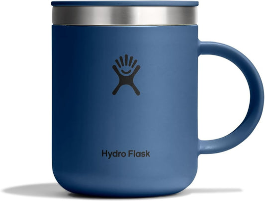 Hydro Flask Coffee Mug – Insulated Stainless Steel, Non Spill, Leak Resistant Travel Mug 12 Oz Harbor Blue