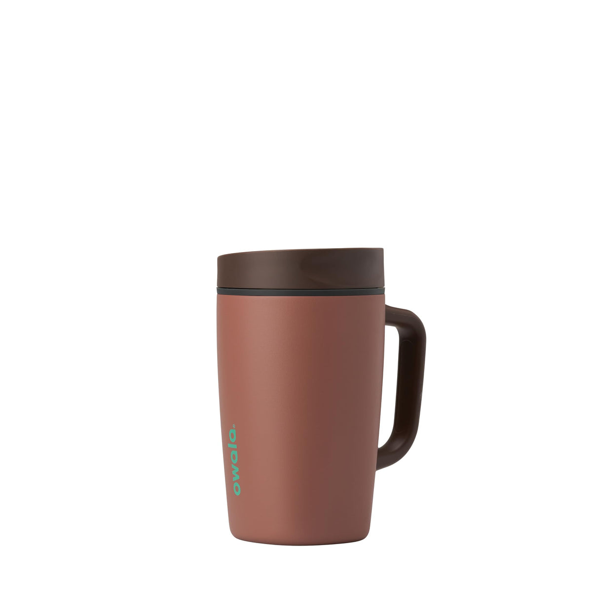 Owala SmoothSip Slider Stainless Steel Insulated Travel Mug with Handle, 100% Leak Proof, For Hot and Cold Drinks, Travel Friendly with Sliding Lock Lid, 12oz, BPA Free, Leak Proof, Pucker Up