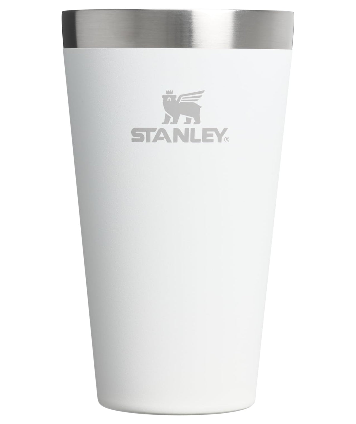 STANLEY Adventure Stacking Beer Pint Glass 16oz | Stackable Drinking Cup for Cold Beverages | Dishwasher Safe | Insulated Stainless Steel Tumbler | BPA-Free | Soft Orchid