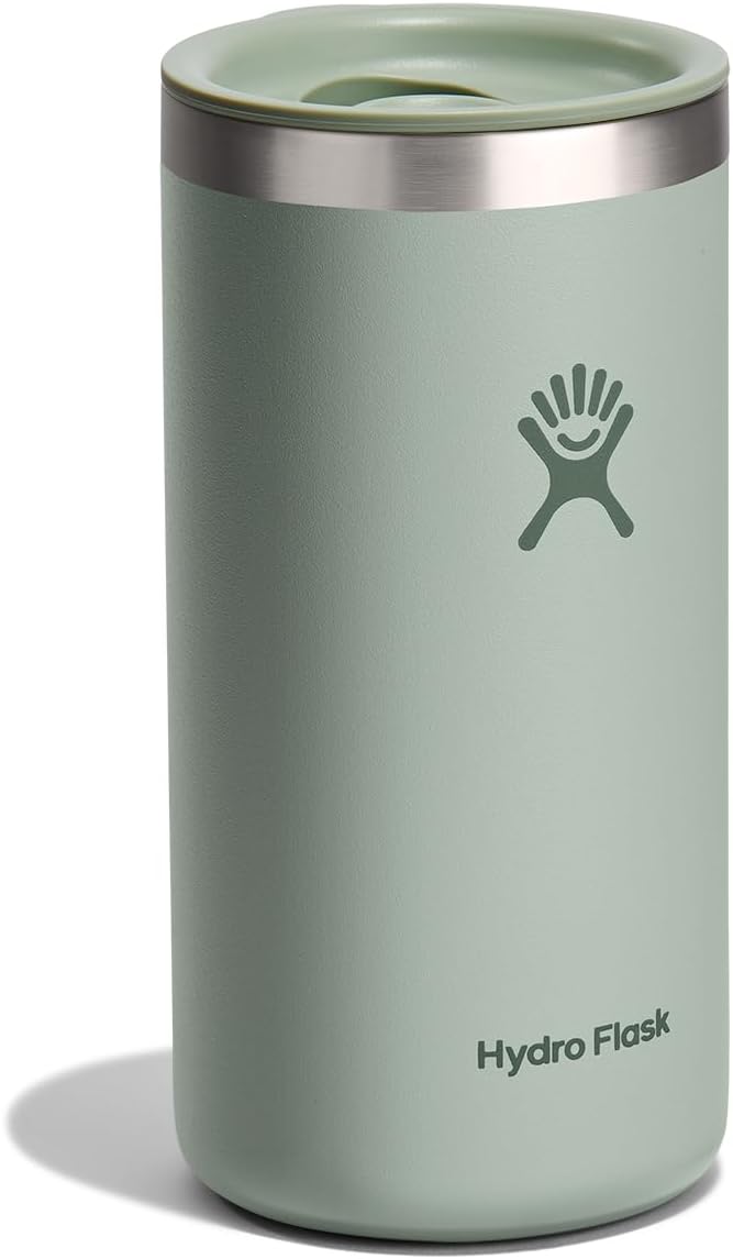 Hydro Flask Travel Coffee Cup – Insulated Stainless Steel, Non-Spill, Leak Resistant to-Go Coffee Tumbler 16 Oz Agave Green