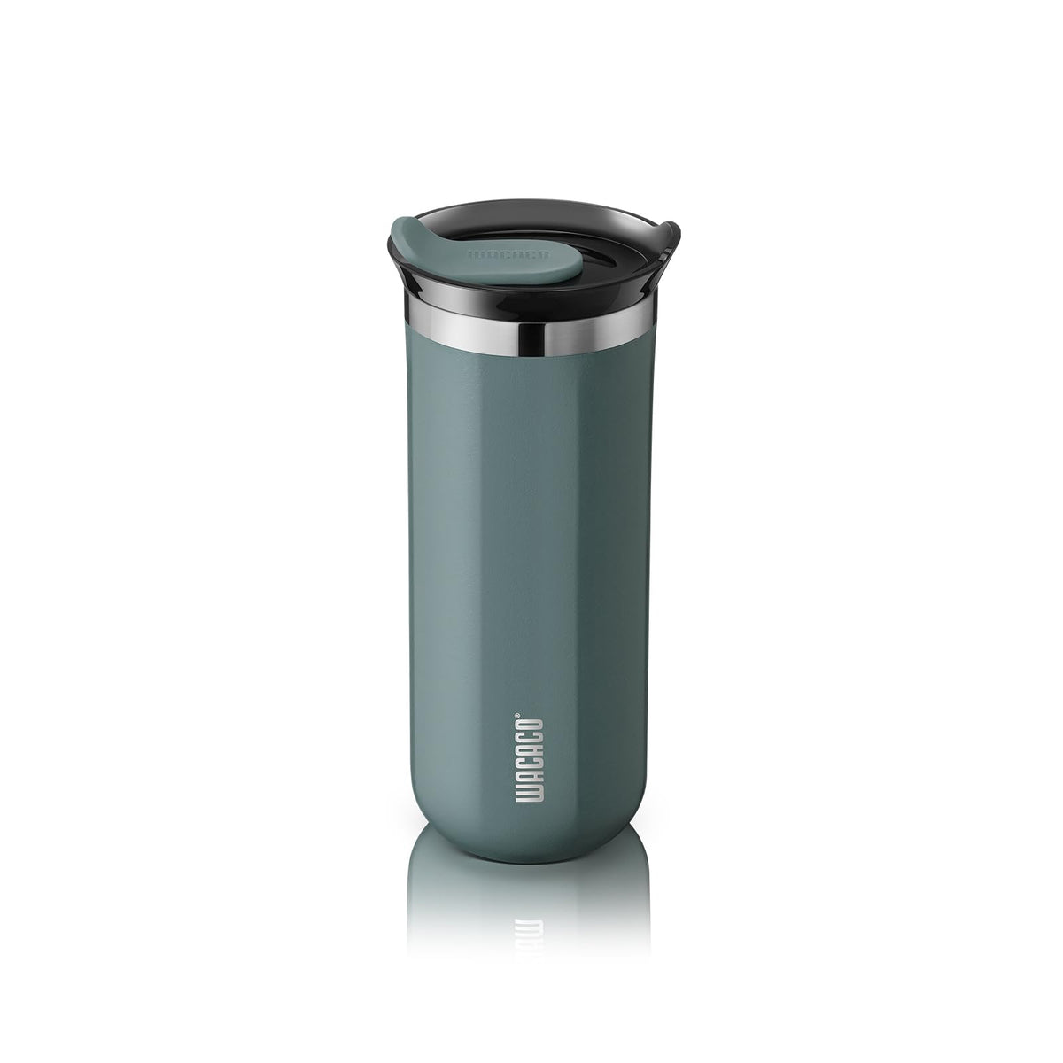 WACACO Octaroma Classico Travel Coffee Mug, Double-wall Stainless Steel Travel Tumbler With Drinking Lid, 6 fl oz (180ml), Amber Yellow