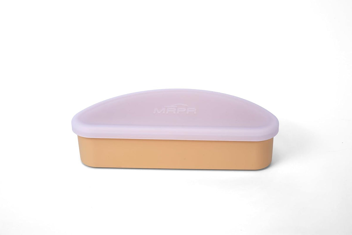 MRPR Silicone Sandwich Container – BPA-Free, Airtight & Reusable – Dishwasher Safe, Travel-Friendly, Fits Sourdough & Rye – Durable for School, Work & On-the-Go