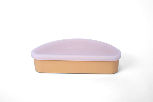 MRPR Silicone Sandwich Container – BPA-Free, Airtight & Reusable – Dishwasher Safe, Travel-Friendly, Fits Sourdough & Rye – Durable for School, Work & On-the-Go
