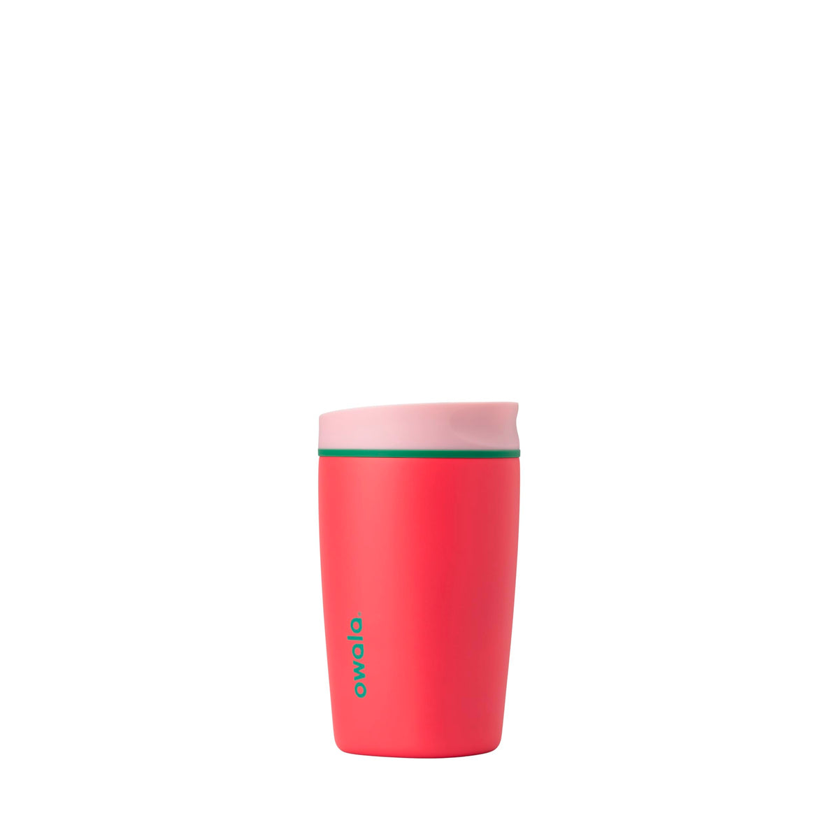 Owala SmoothSip Slider Stainless Steel Insulated Travel Mug with Handle, 100% Leak Proof, For Hot and Cold Drinks, Travel Friendly with Sliding Lock Lid, 12oz, BPA Free, Leak Proof, Pucker Up