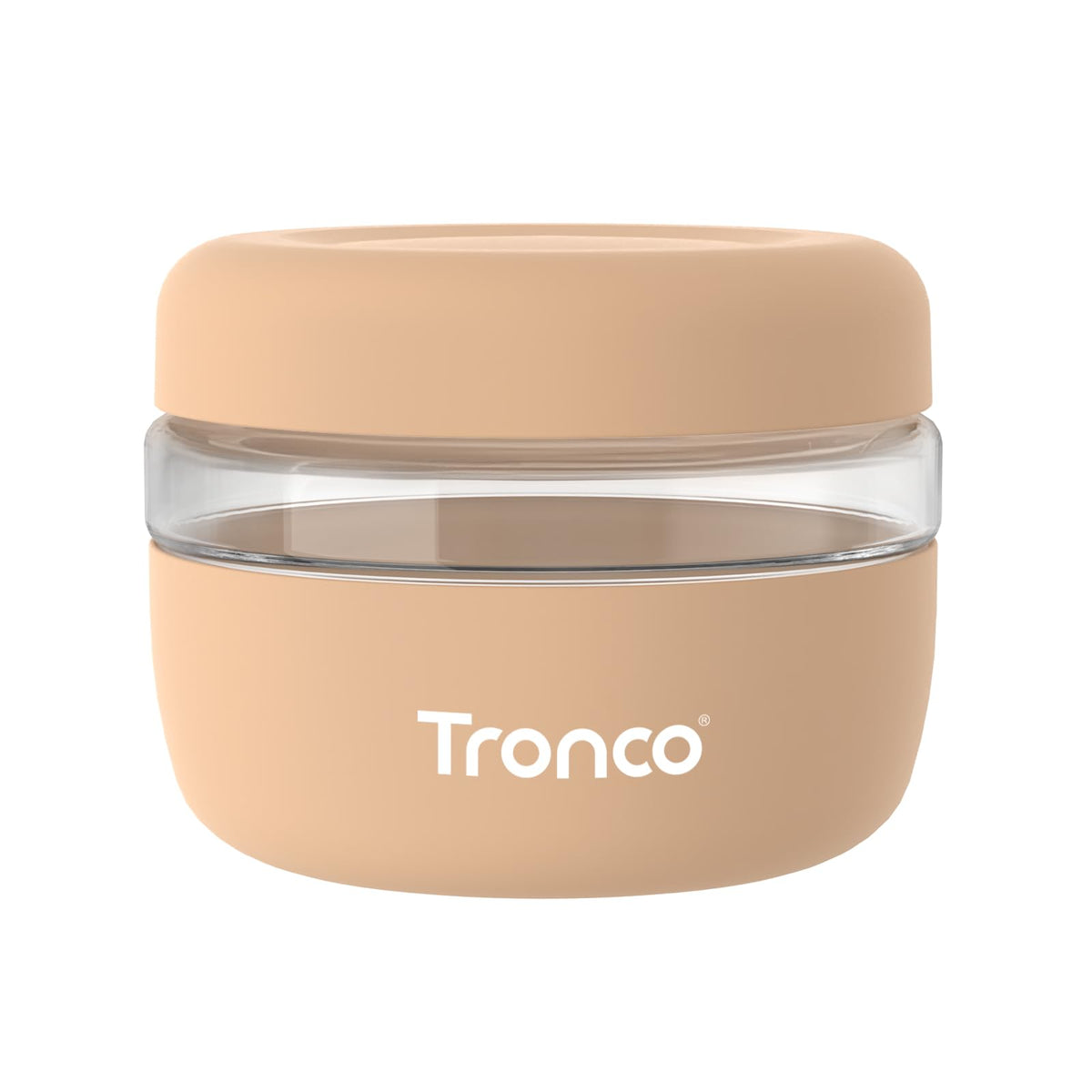 Tronco 16 oz Glass Food Storage & Lunch Bowl Containers with Airtight Lids