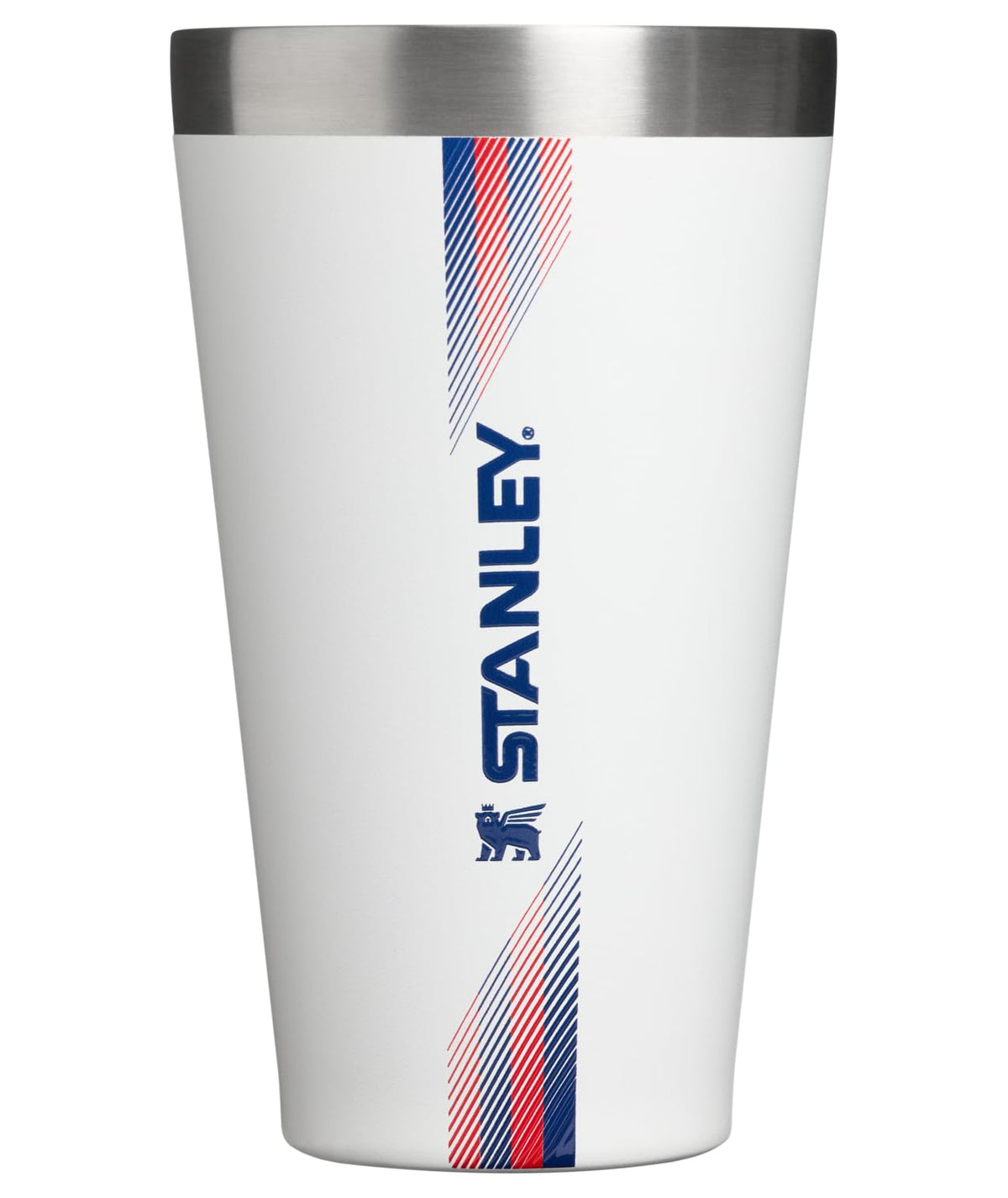STANLEY Adventure Stacking Beer Pint Glass 16oz | Stackable Drinking Cup for Cold Beverages | Dishwasher Safe | Insulated Stainless Steel Tumbler | BPA-Free | Soft Orchid