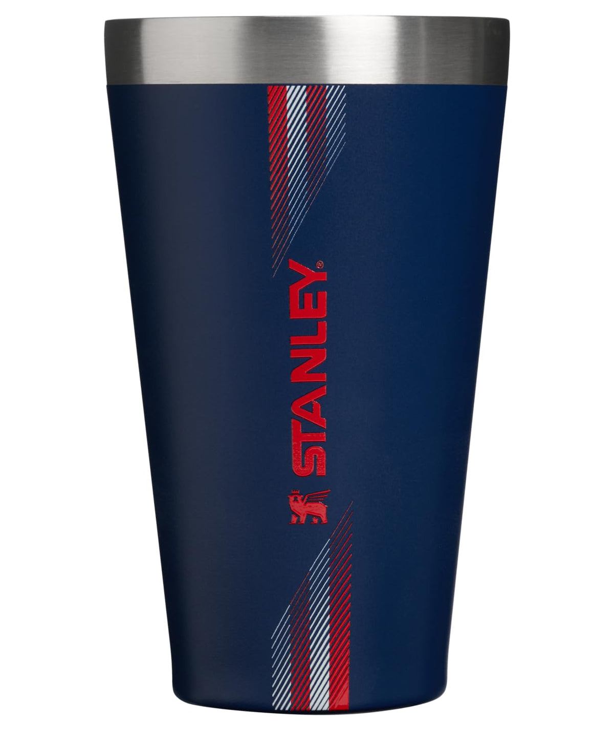 STANLEY Adventure Stacking Beer Pint Glass 16oz | Stackable Drinking Cup for Cold Beverages | Dishwasher Safe | Insulated Stainless Steel Tumbler | BPA-Free | Soft Orchid