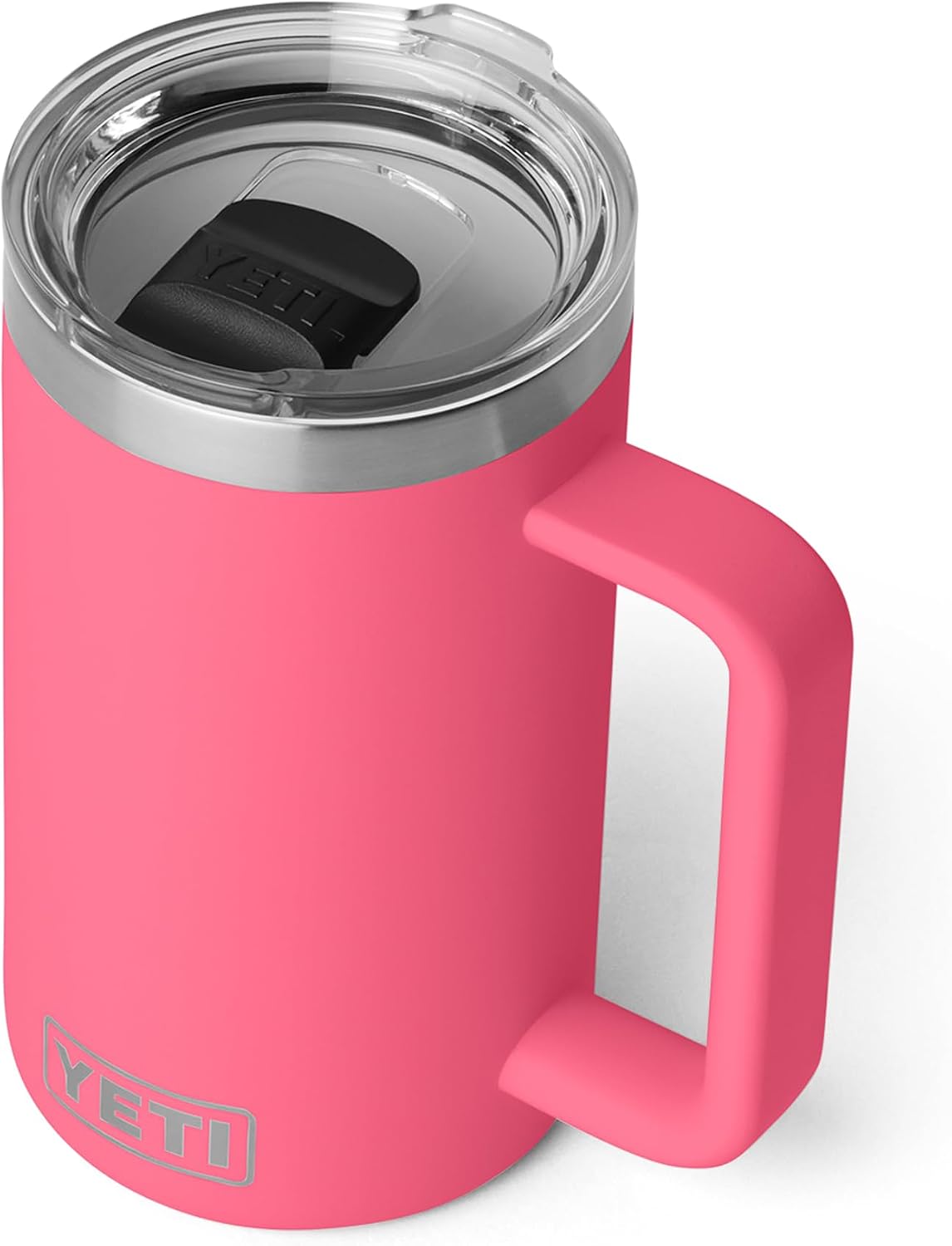 YETI Rambler 24 oz Ceramic Lined Stackable Mug, Tropical Pink