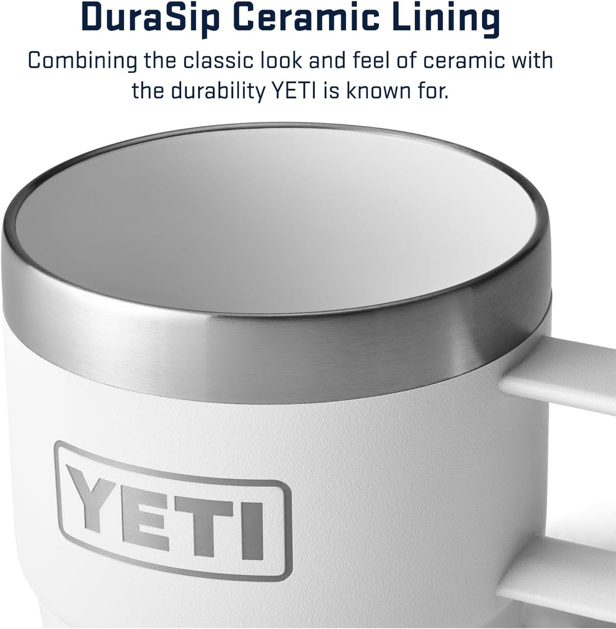 YETI Rambler 6 oz Stackable Mug, Stainless Steel, Vacuum Insulated Espresso/Coffee Mug, 2 Pack