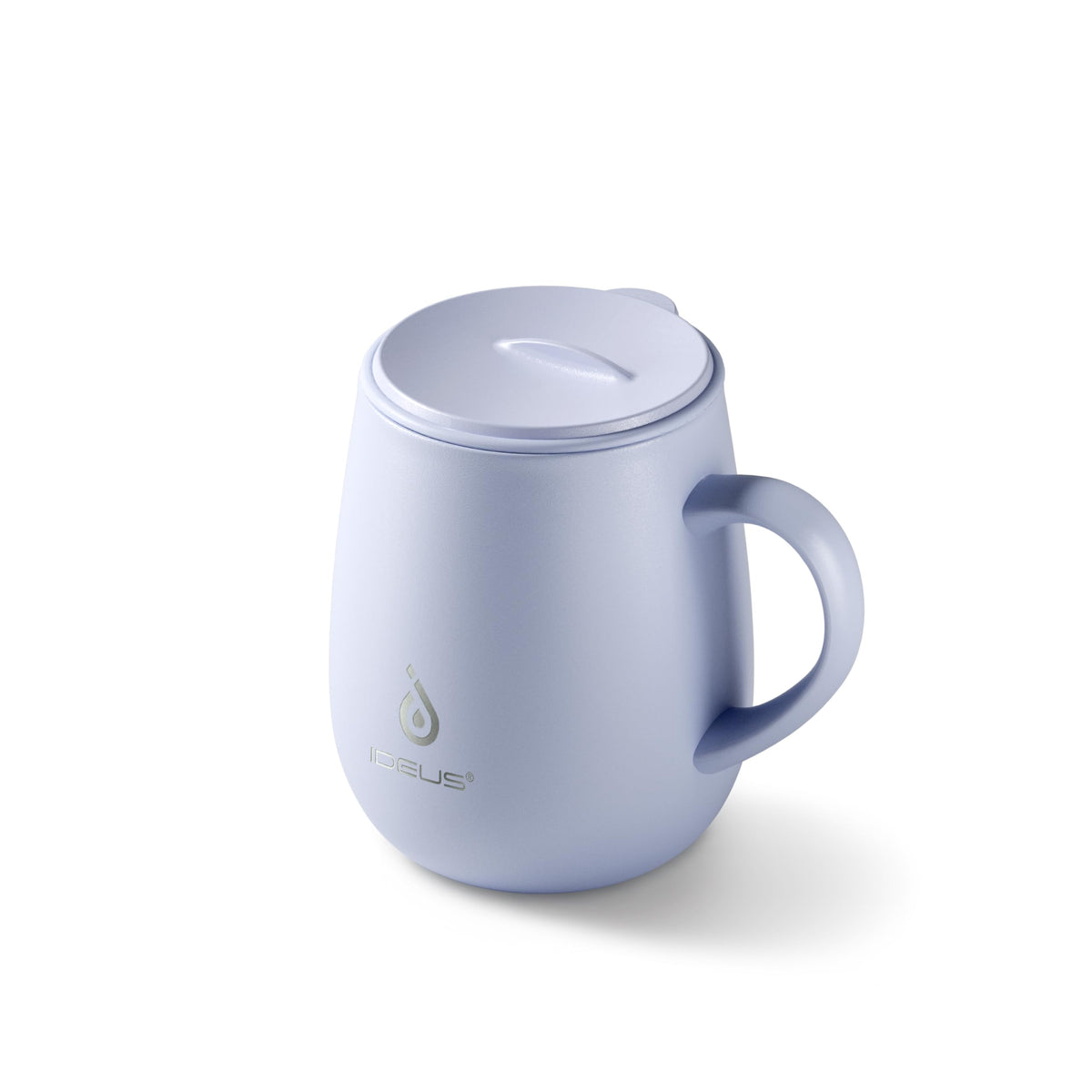 Ideus 16 oz Insulated Coffee Mug with Lid and Handle (Sakura Pink 2.0)