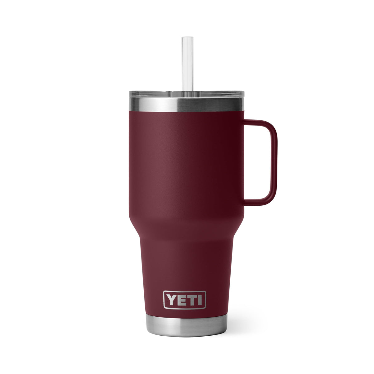 YETI Rambler 42 oz Tumbler with Handle and Straw Lid, Travel Mug Water Tumbler, Vacuum Insulated Cup with Handle, Stainless Steel, Seafoam