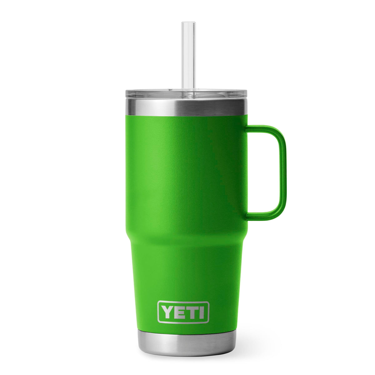 YETI Rambler 42 oz Tumbler with Handle and Straw Lid, Travel Mug Water Tumbler, Vacuum Insulated Cup with Handle, Stainless Steel, Seafoam