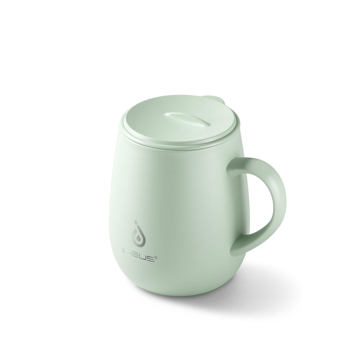 Ideus 16 oz Insulated Coffee Mug with Lid and Handle (Sakura Pink 2.0)