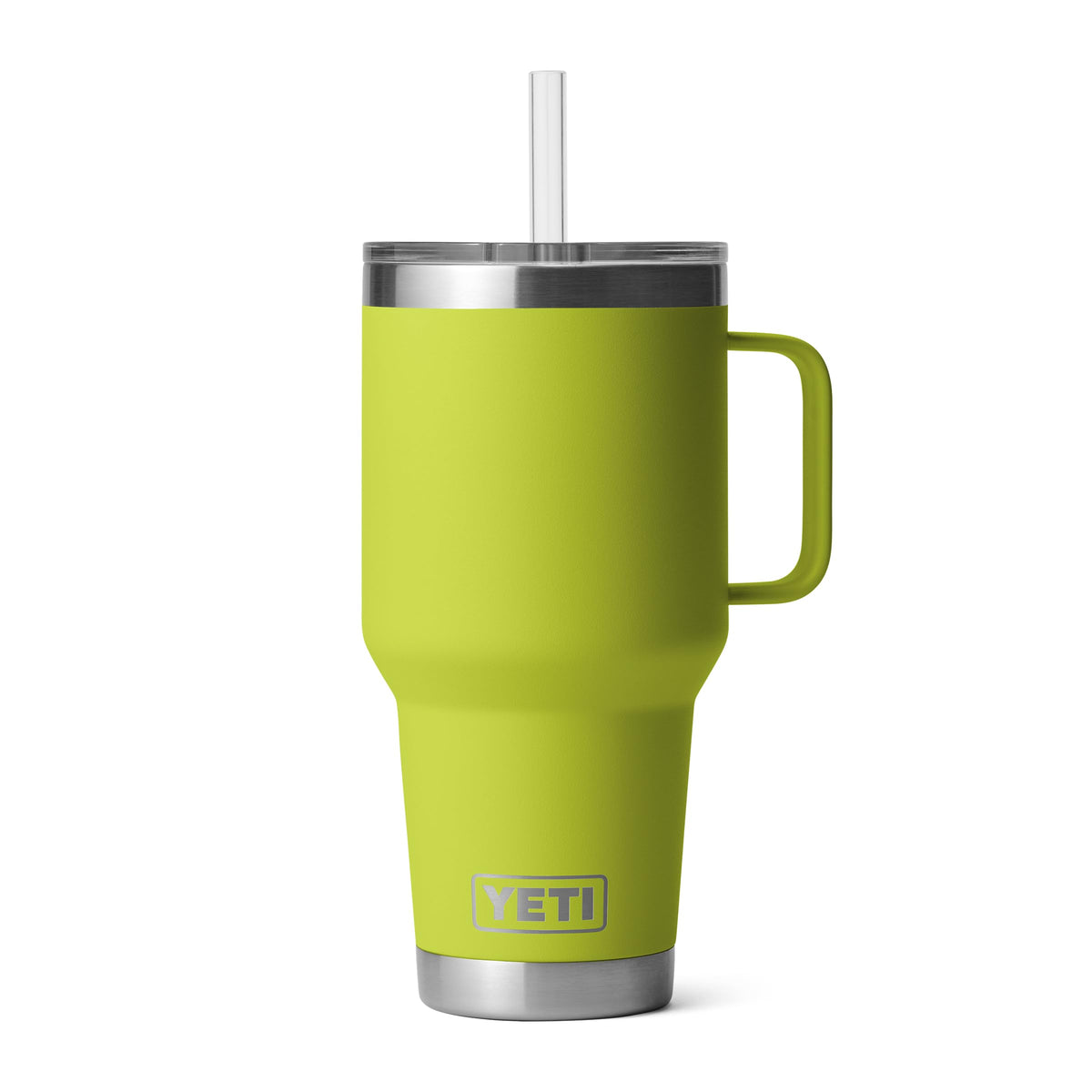 YETI Rambler 42 oz Tumbler with Handle and Straw Lid, Travel Mug Water Tumbler, Vacuum Insulated Cup with Handle, Stainless Steel, Seafoam