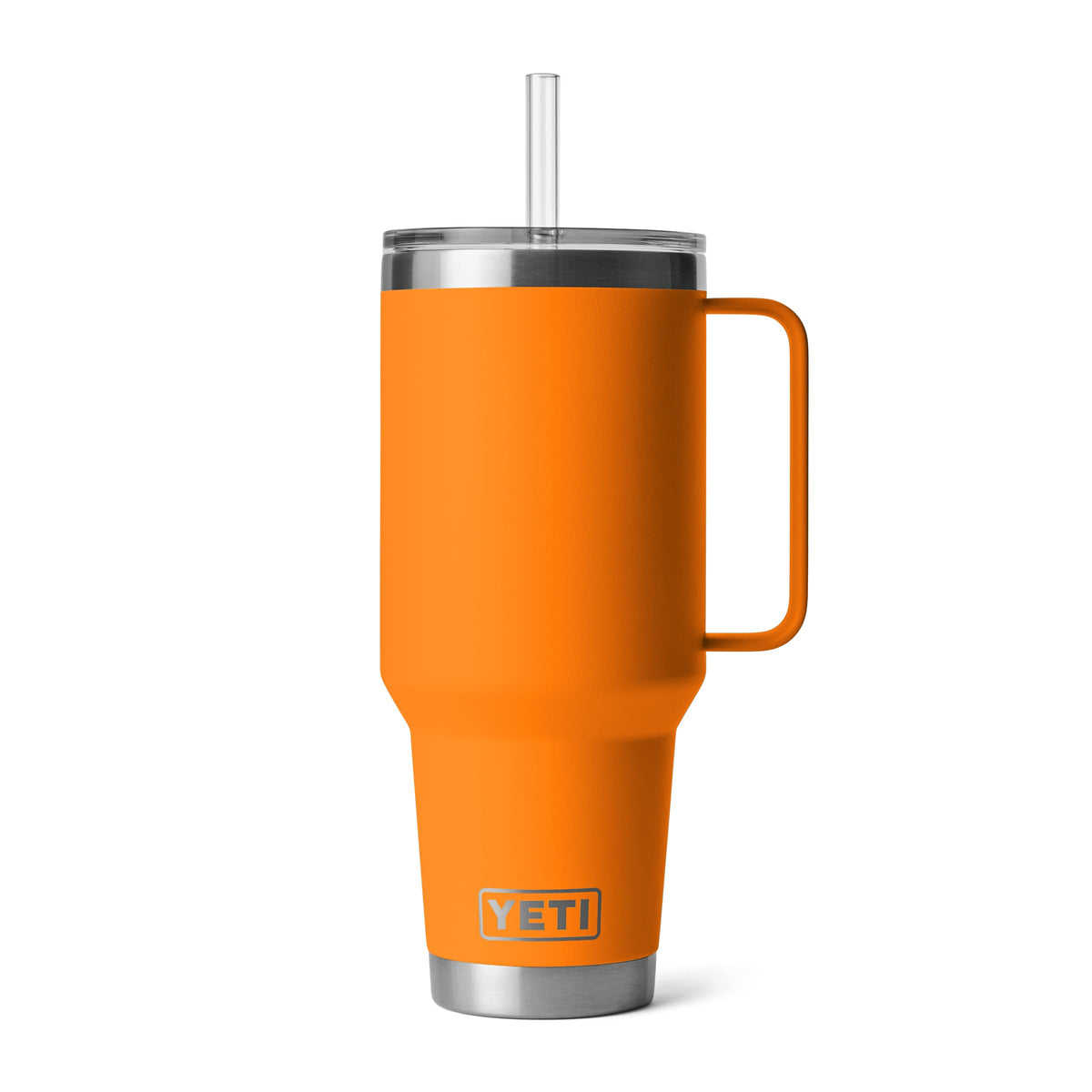 YETI Rambler 42 oz Tumbler with Handle and Straw Lid, Travel Mug Water Tumbler, Vacuum Insulated Cup with Handle, Stainless Steel, Seafoam