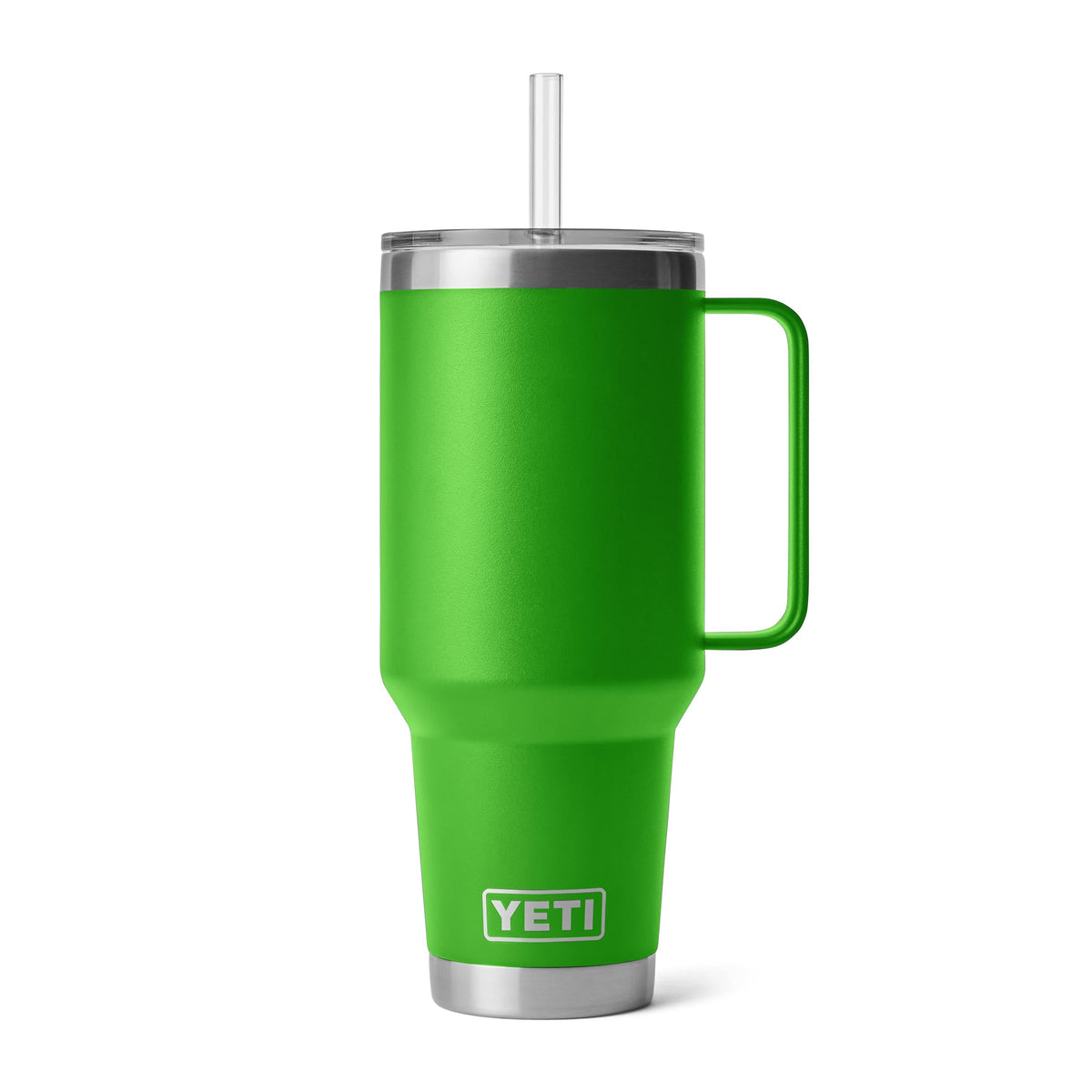 YETI Rambler 42 oz Tumbler with Handle and Straw Lid, Travel Mug Water Tumbler, Vacuum Insulated Cup with Handle, Stainless Steel, Seafoam