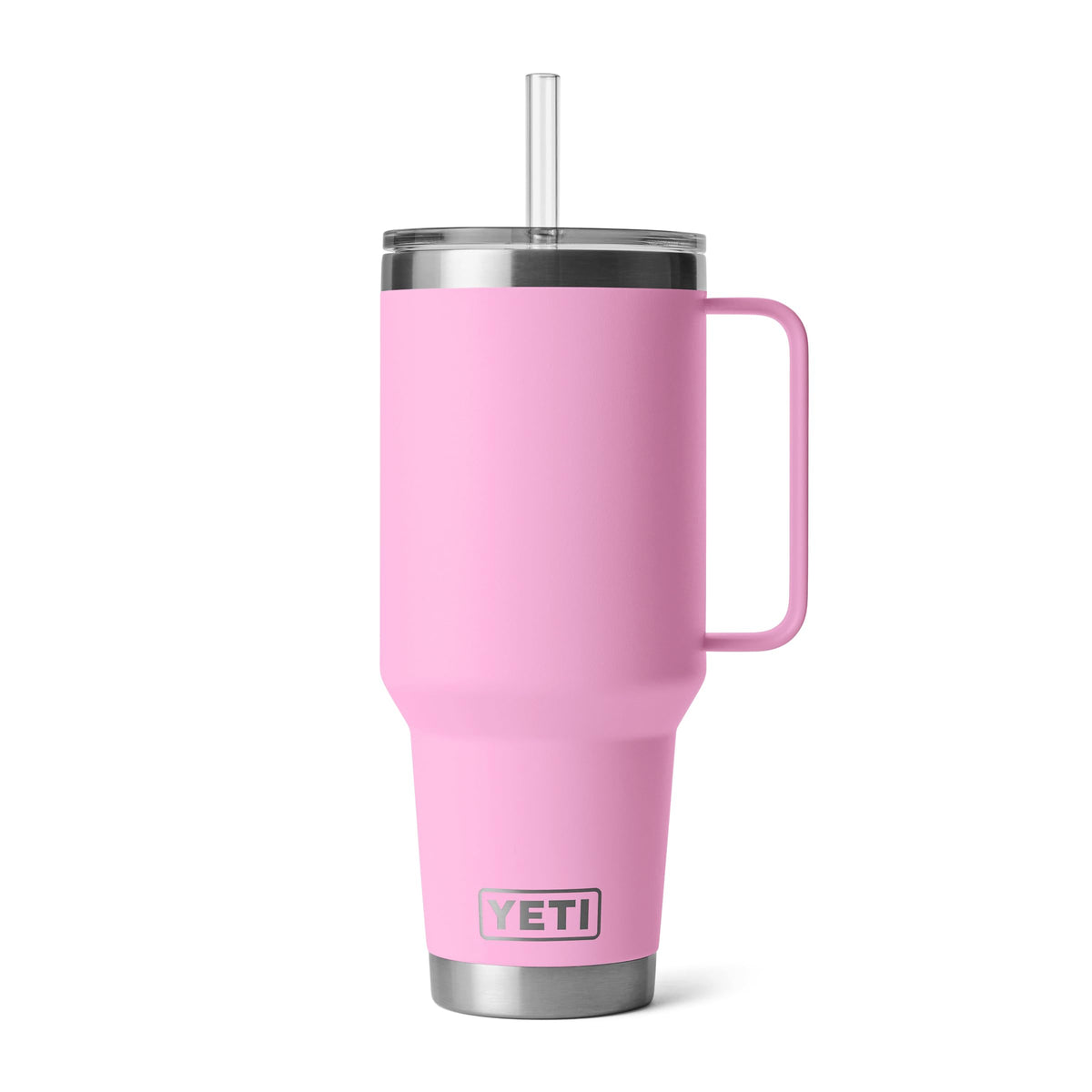 YETI Rambler 42 oz Tumbler with Handle and Straw Lid, Travel Mug Water Tumbler, Vacuum Insulated Cup with Handle, Stainless Steel, Seafoam