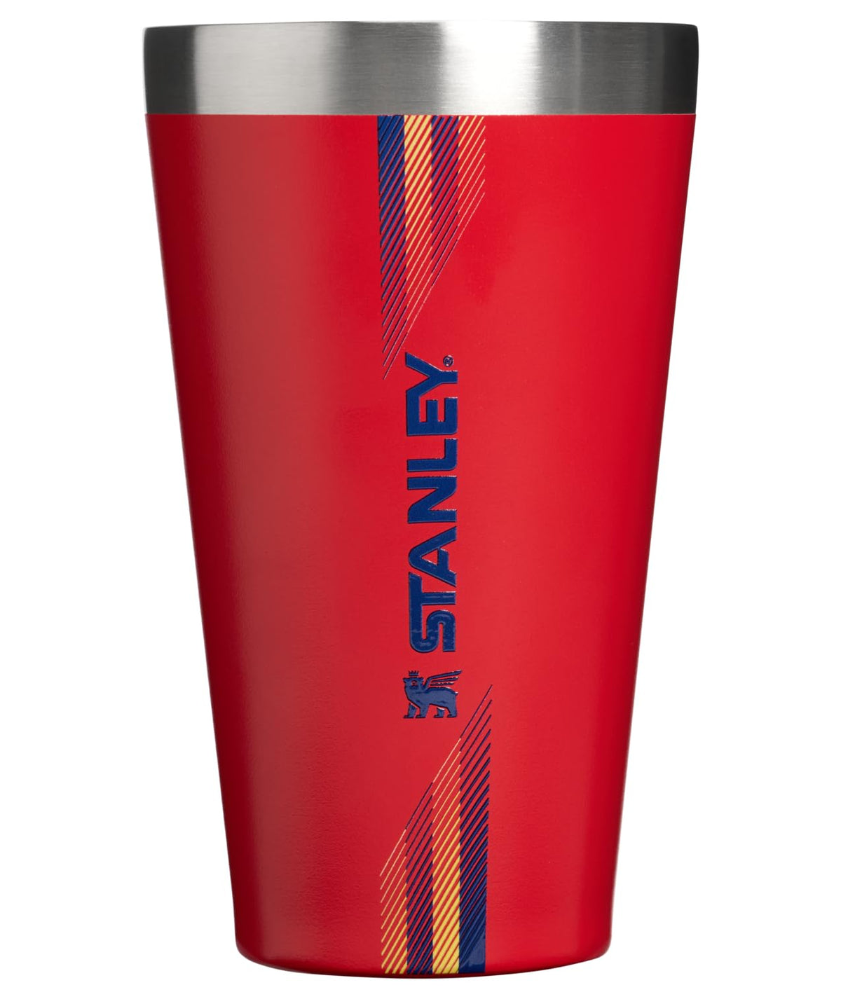 STANLEY Adventure Stacking Beer Pint Glass 16oz | Stackable Drinking Cup for Cold Beverages | Dishwasher Safe | Insulated Stainless Steel Tumbler | BPA-Free | Soft Orchid