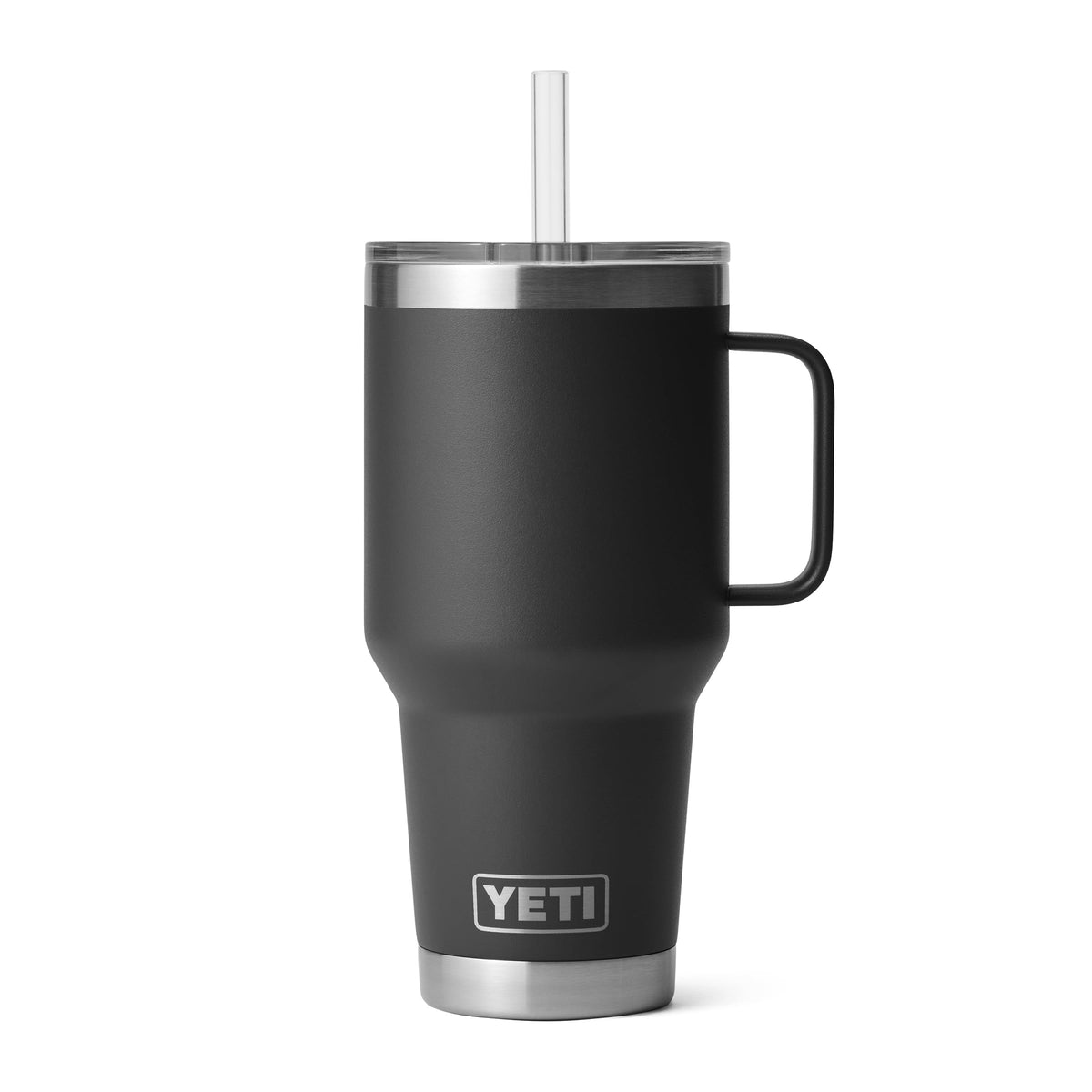 YETI Rambler 42 oz Tumbler with Handle and Straw Lid, Travel Mug Water Tumbler, Vacuum Insulated Cup with Handle, Stainless Steel, Seafoam