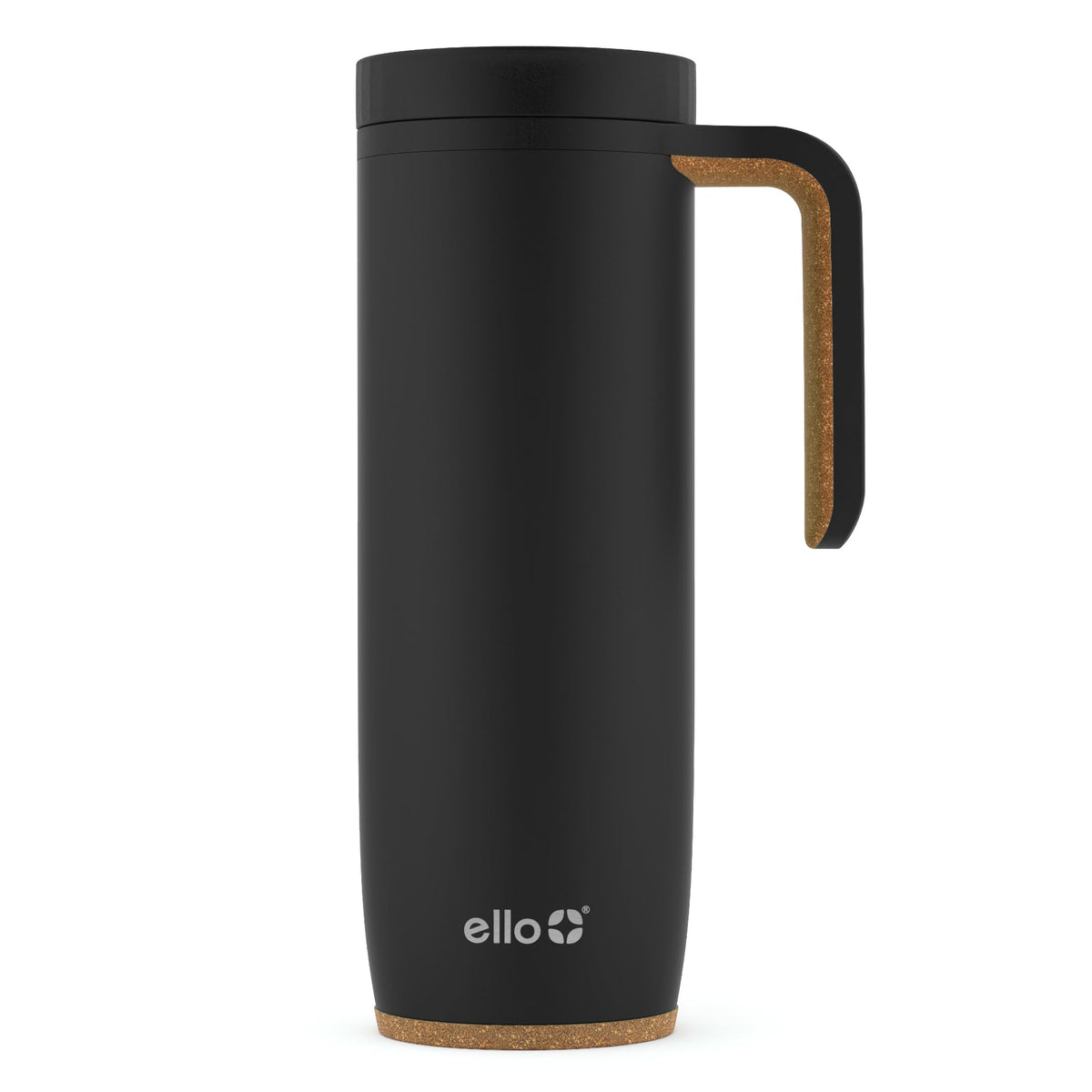 Ello Magnet 18oz Insulated Stainless Steel Travel Mug, Tortoiseshell