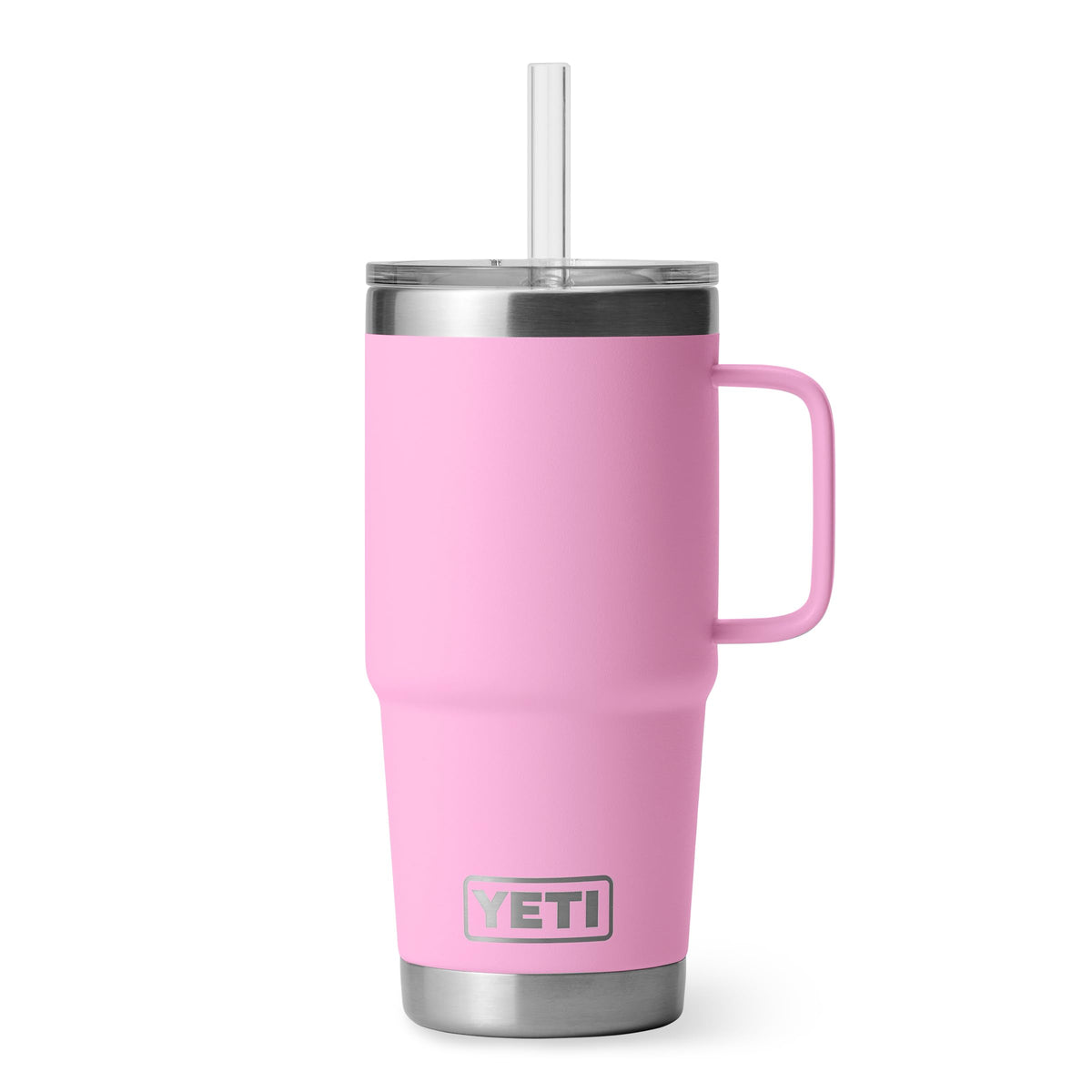YETI Rambler 42 oz Tumbler with Handle and Straw Lid, Travel Mug Water Tumbler, Vacuum Insulated Cup with Handle, Stainless Steel, Seafoam