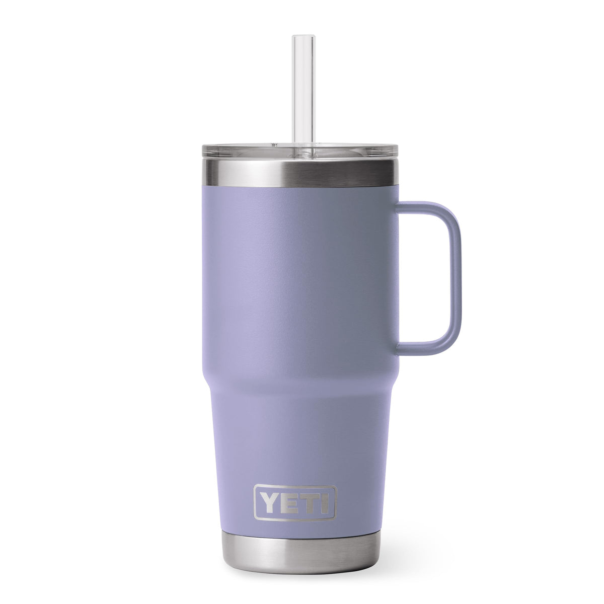 YETI Rambler 42 oz Tumbler with Handle and Straw Lid, Travel Mug Water Tumbler, Vacuum Insulated Cup with Handle, Stainless Steel, Seafoam