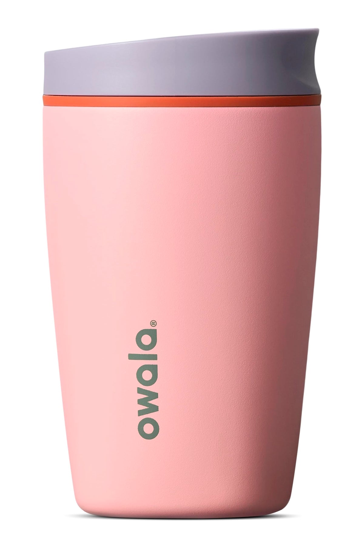 Owala SmoothSip Slider Stainless Steel Insulated Travel Mug with Handle, 100% Leak Proof, For Hot and Cold Drinks, Travel Friendly with Sliding Lock Lid, 12oz, BPA Free, Leak Proof, Pucker Up