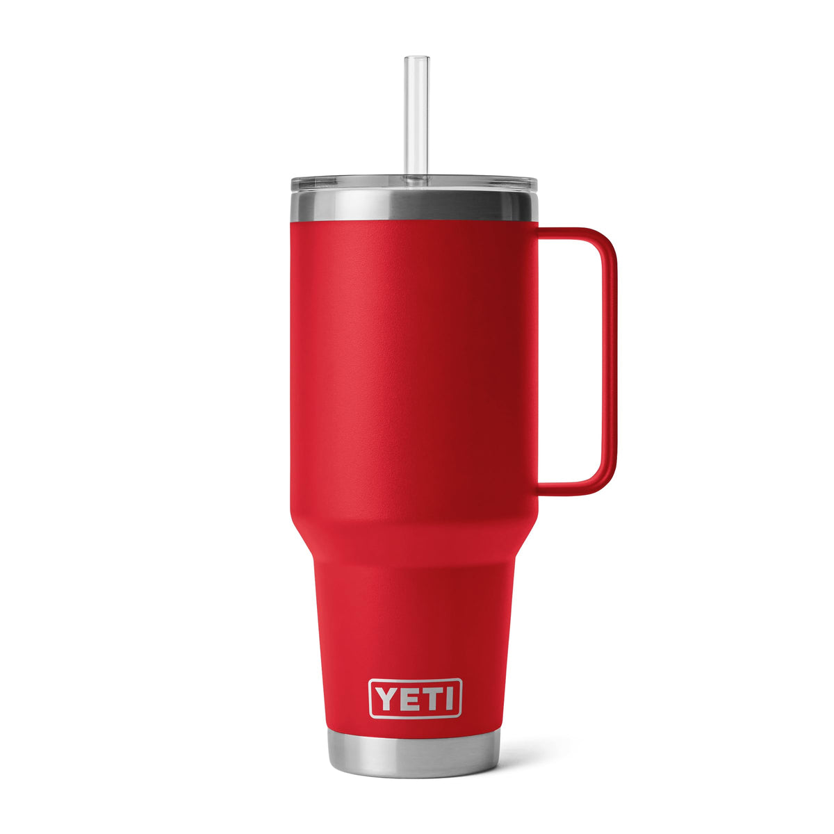 YETI Rambler 42 oz Tumbler with Handle and Straw Lid, Travel Mug Water Tumbler, Vacuum Insulated Cup with Handle, Stainless Steel, Seafoam